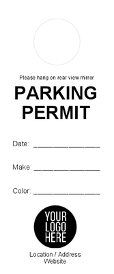 Parking Permit - Custom 1