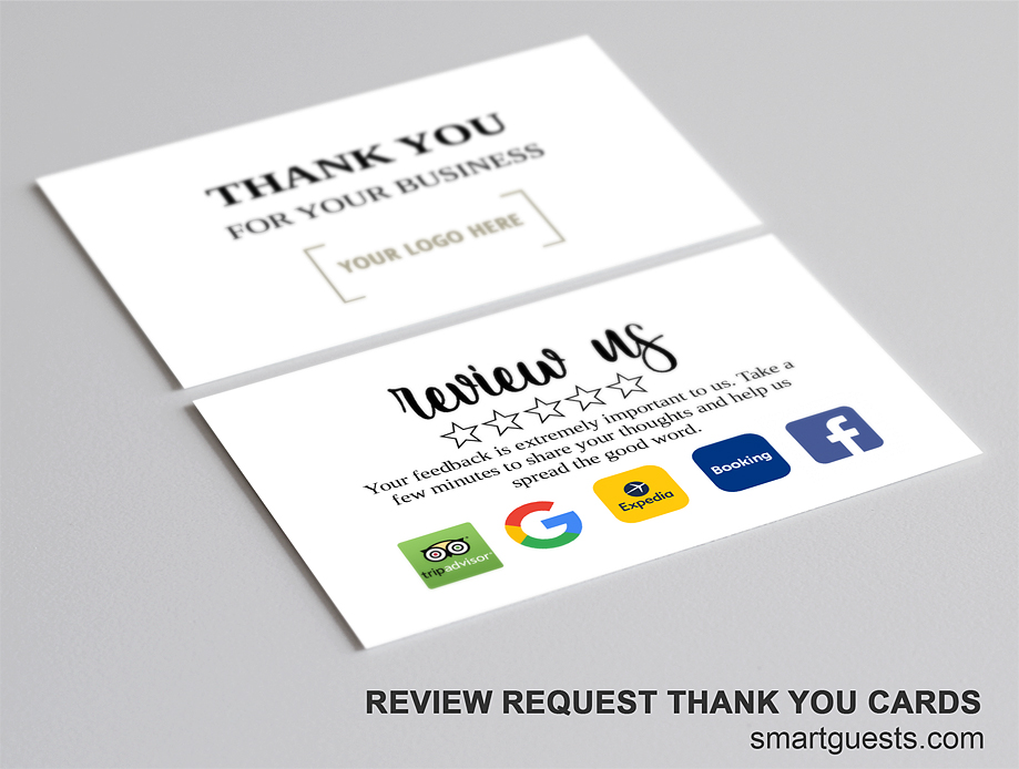 Review Request Thank You Business Card