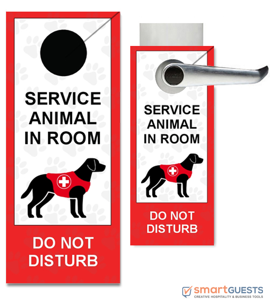 Service Animal Door Hangers