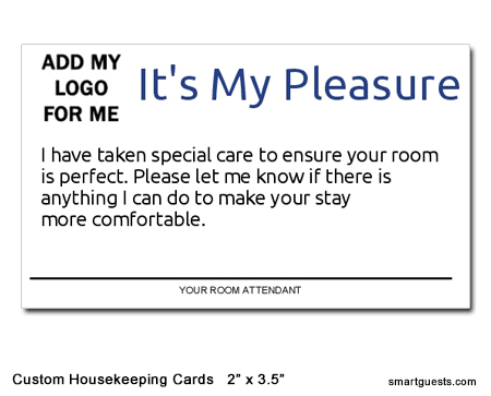 Custom Housekeeping Cards